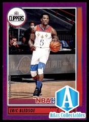 2021-22 Hoops Eric Bledsoe Los Angeles Clippers #104 Purple Parallel